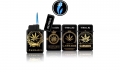 Bild 2 von Jet-Flame Feuerzeug „Gold Cannabis“,20er Display